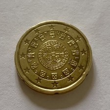 ???? Lotto Moneta 20 Centesimi Portogallo 2002 Portugal Euro Cent Coin Eu €
