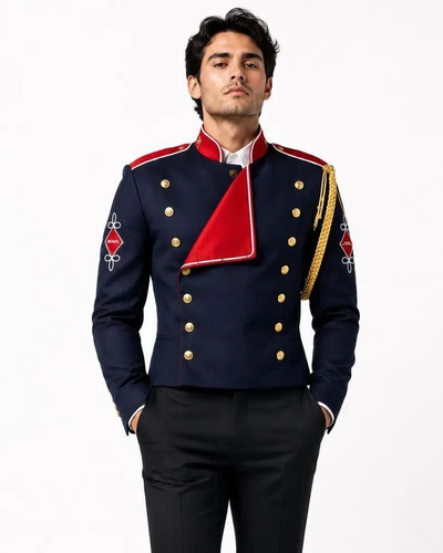 Giacca militare blu michael - giacca,