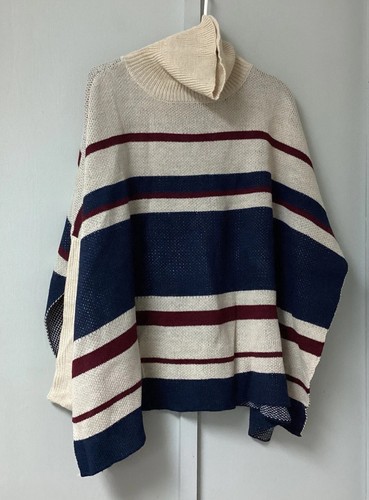 Poncho donna papaya oversize - papaya,