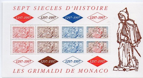 Francobollo monaco blocco - monaco,