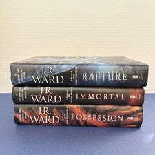 Lot of 3 ~ HC Books~ J.R. Ward ~ FALLEN ANGELS ~ Immortal, Possession, Rapture