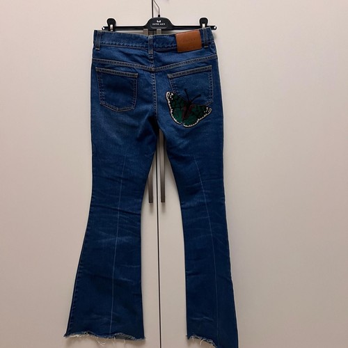 Jeans gucci con - farfalla, e