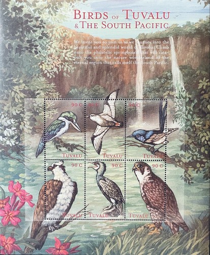 Francobolli tuvalu birds - tuvalu,