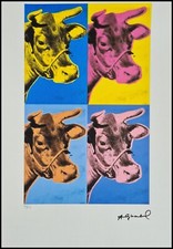 Andy Warhol Cow Firmato