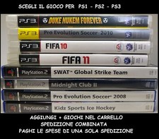 gioco playstation 1 2 3 ps lotto giochi videogame per ps3 ps2  ps1 sony disco