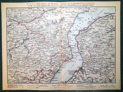 Carta geografica stradale