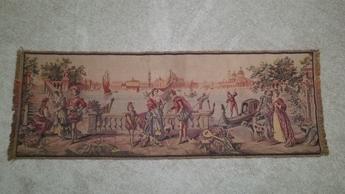 Pannello arazzo belga metà