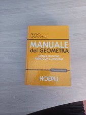 MANUALE DEL GEOMETRA  - GASPARRELLI LUIGI - HOEPLI
