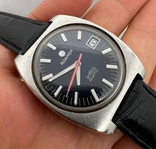 OROLOGIO UOMO VINTAGE ROAMER AMFIBIO MATIC QUADRANTE BLU