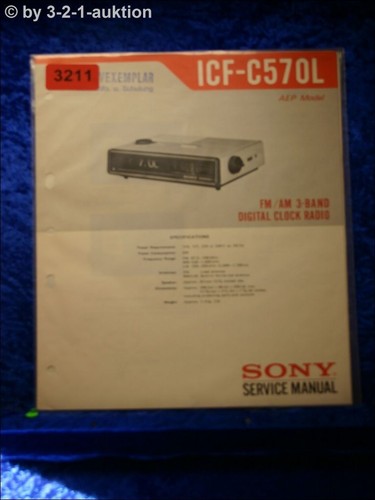 Sony manuale servizio icf - di,