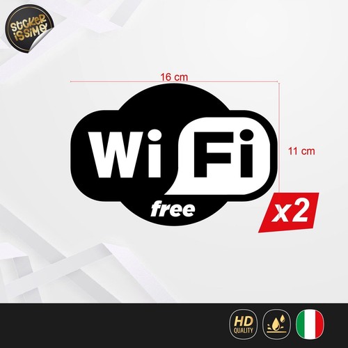 Adesivi wifi vinile - adesivi, in