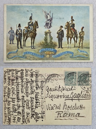 Cartolina carabinieri reali - cartolina,