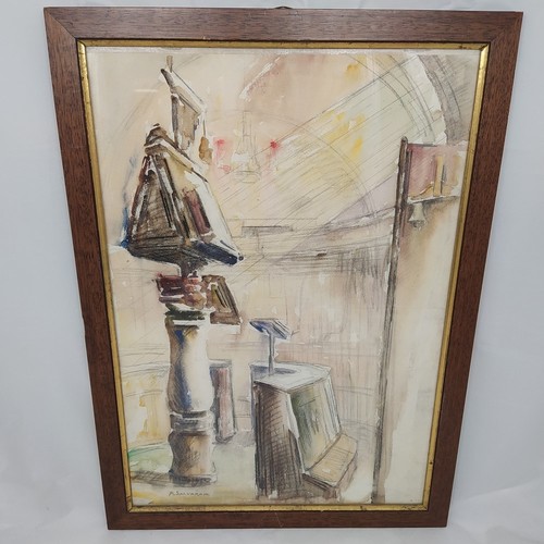 Salvarani quadro acquerello - salvarani,