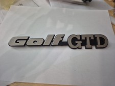 Volkswagen Vw Logo Scritta  Sigla  Emblema Fregio Golf GTD MK2