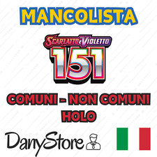 Mancolista 151 Pokemon MEW Collezione Comuni Non Comuni Holo NM Italiano IT