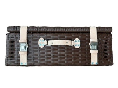 Valigia vintage marrone per