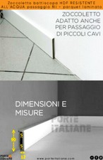 Zoccoletto battiscopa HDF