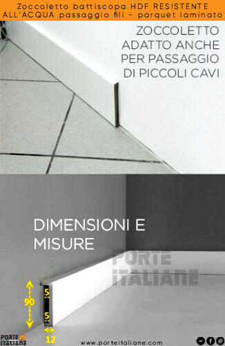 Zoccoletto battiscopa hdf - zoccoletto,