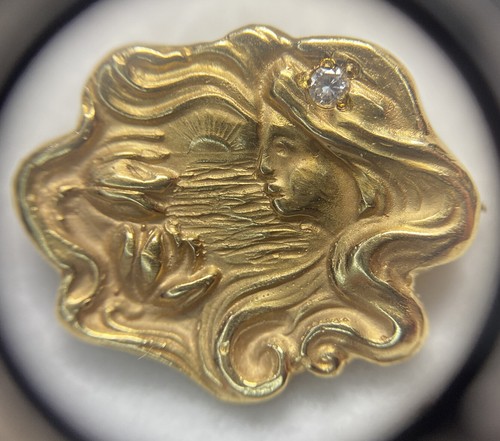 Spilla antica art nouveau - art, oro
