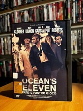 OCEAN'S ELEVEN (2001) GEORGE CLOONEY BRAD PITT DVD SNAPPER OTTIME CONDIZIONI