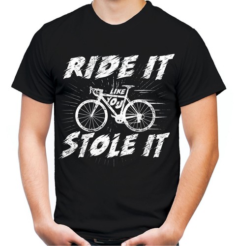 Shirt stealing the bike - t-shirt,