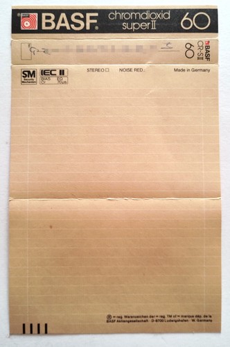 Inlay basf chromdioxid - basf, super
