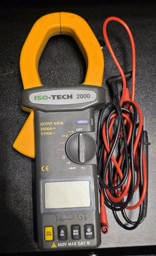 Misuratore morsetto iso - morsetto, iso-tech