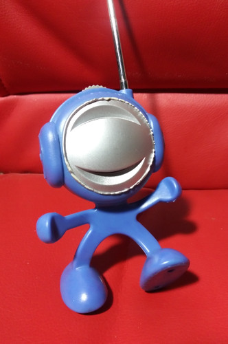 Retro blu spaceman - spaceman, cuffie