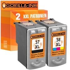 2 cartucce XL per Canon PG-37 & CL-38 Pixma MP 140 MP 190 MP 210 MP 220 MX 300