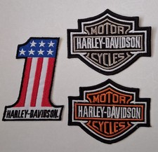 Harley-Davidson Set di 3 toppe