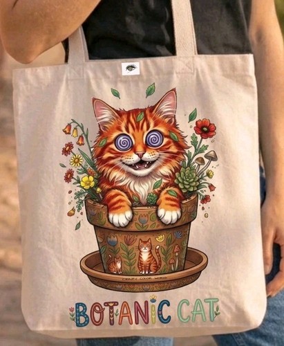 Tote bag gatto rosso - tote,