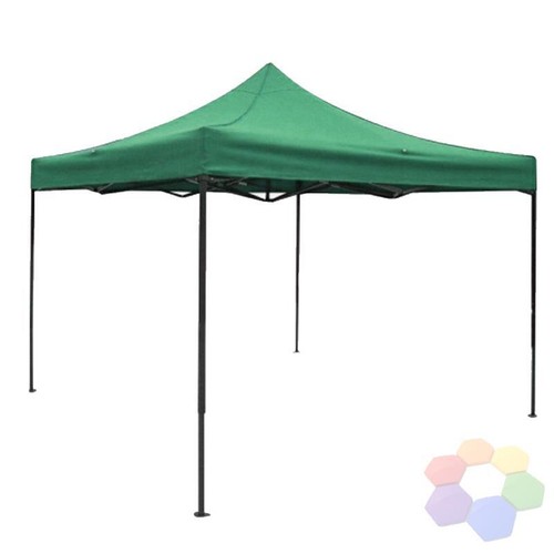 Gazebo 3x3 verde - 3x3, impermeabile