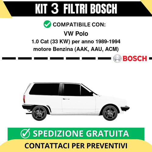 Kit bosch filtri tagliando - 3,