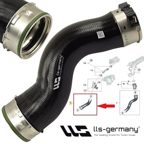 Tubo turbo intercooler - per, bmw