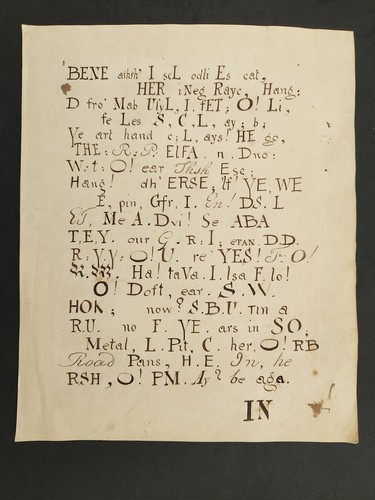Antico rebus epitaph 1821 - rebus,