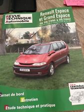 Revue Technique RENAULT ESPACE GRAND 2.0 E 2.2 DT DCi 1996 2002 ESSENCE DIESEL