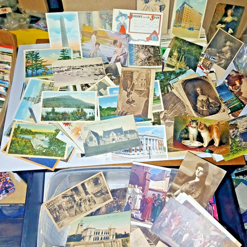 Lotto cartoline epoca e - lotto,