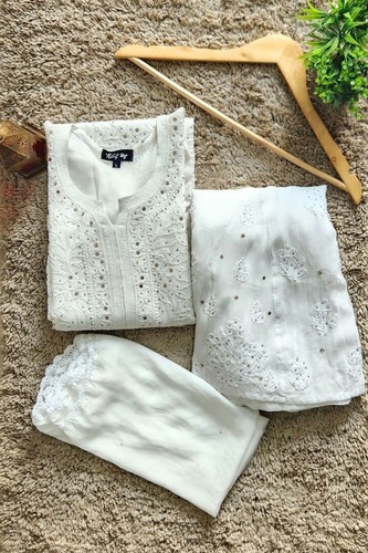 Set palazzo chikankari - set, kurta