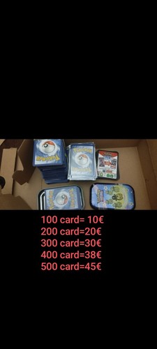 Lotto 500 carte pokemon - lotto,