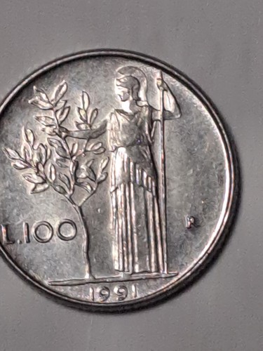 Cento lire piccola 1991 - piccola,