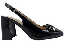 Decollete da donna Nero Giardini E409490D scarpe tacco alto eleganti e comode