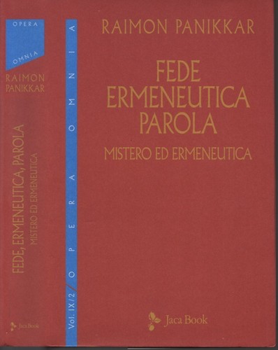 Libri panikkar fede - panikkar,