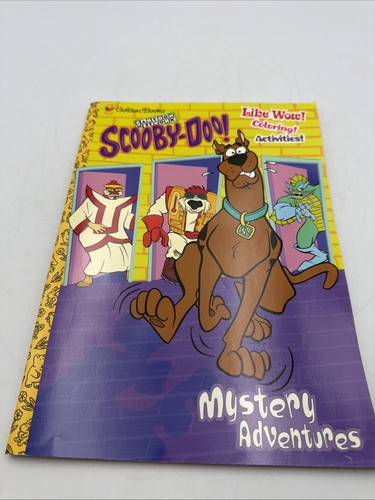 Vtg scooby doo - coloring, book