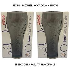 SET 2 Bicchieri Coca Cola McDonald's • Colore Viola • Da Collezione • NUOVI •