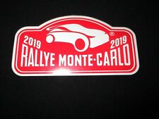 autocollant sticker adesivo 87 eme RALLYE MONTE CARLO 2019