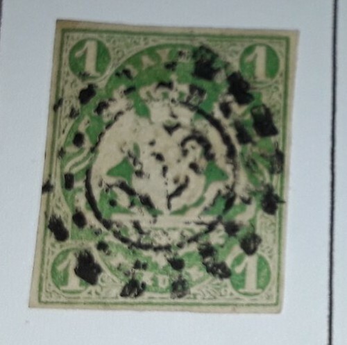 Baviera 1867 sg35 verde - , fu