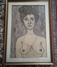 "Giovane Donna" quadro di Pietro Ghizzardi datata, firmata e autenticata 