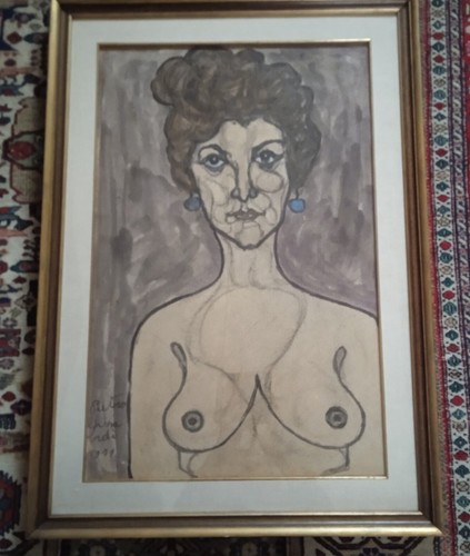 Giovane donna quadro - donna",