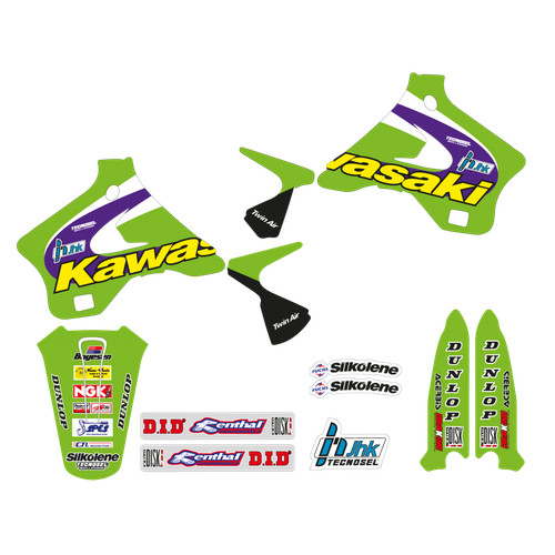 Kit adesivi kawasaki - kit, kx