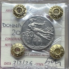REGNO D' ITALIA 20 CENT DONNA